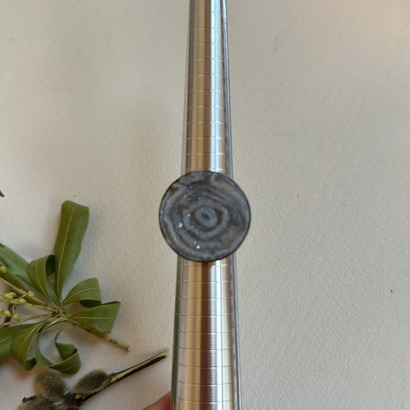 Authentic Druzy Agate .925 Sterling Silver Ring - Picture 4 of 9